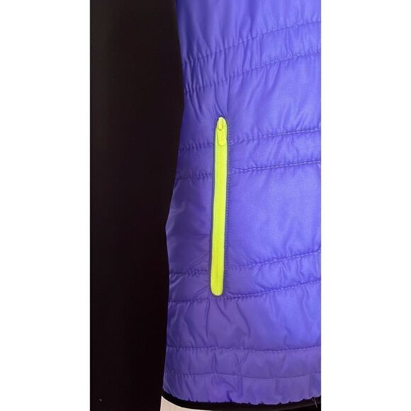 FILA- Black and Purple Track Jacket with Neon Green- Size Medium - Picture 3 of 5